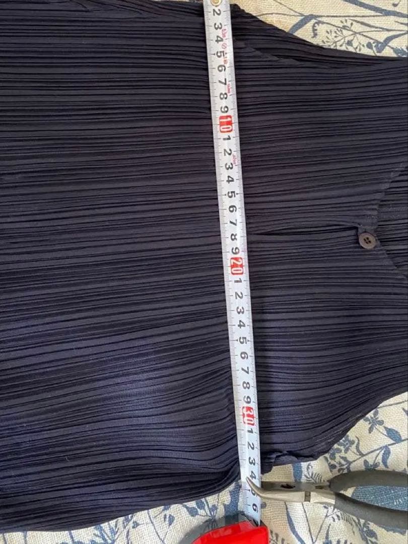 #プリーツプリ-ズ #イッセイミヤケ 濃紺 ノースリーブ チュニック 3