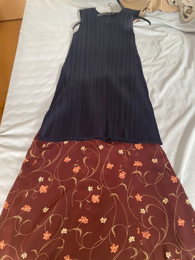 #プリーツプリ-ズ #イッセイミヤケ 濃紺 ノースリーブ チュニック 3