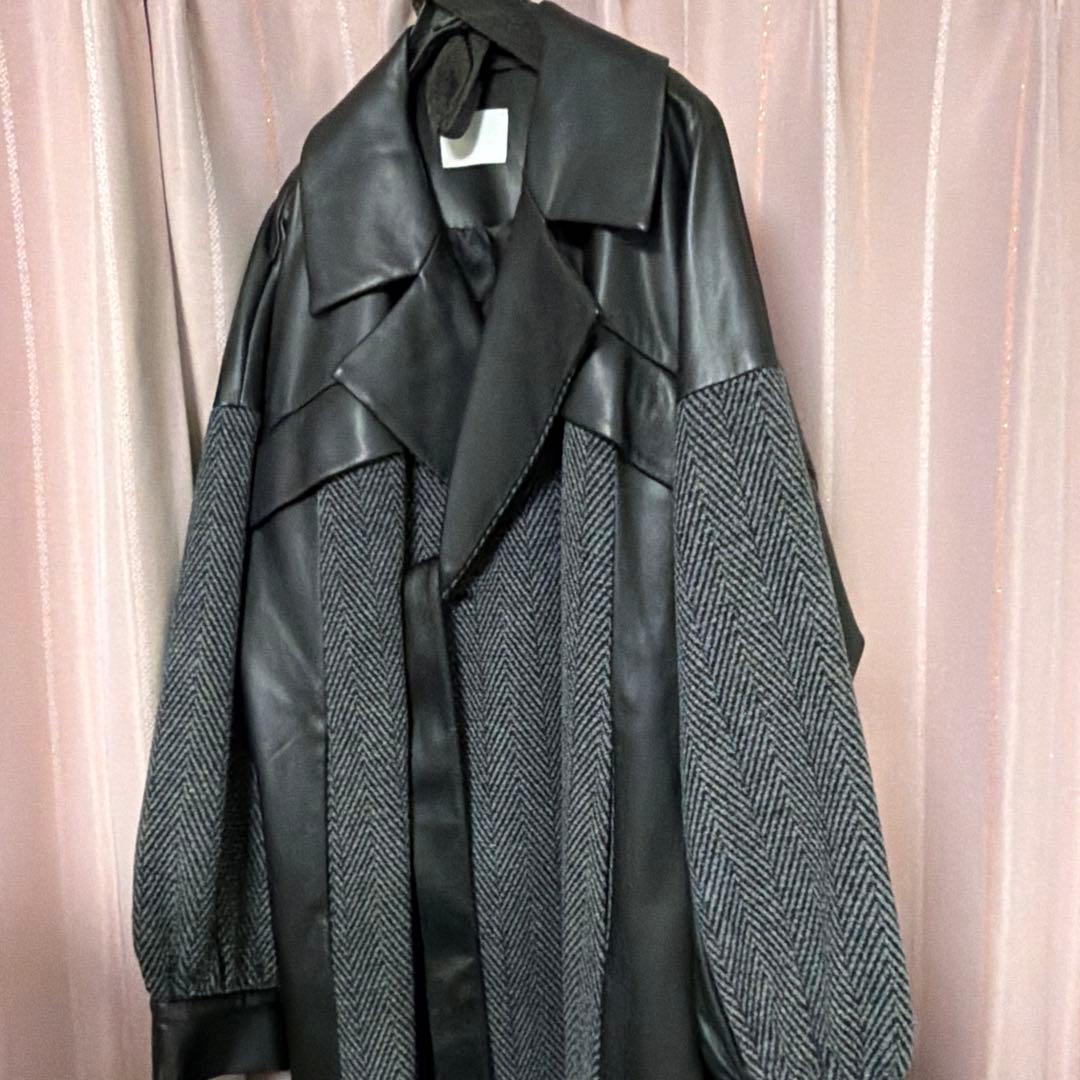 HARE ウーリーテックイソザイキリカエコート グレー