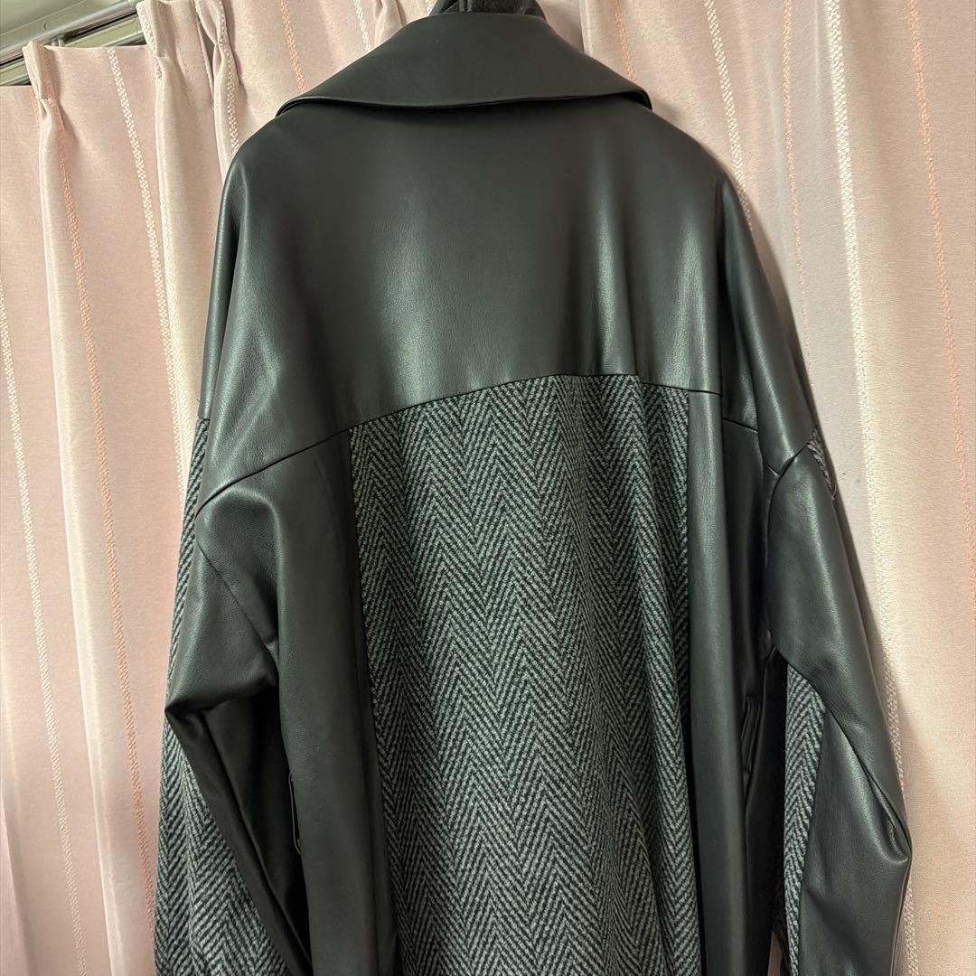 HARE ウーリーテックイソザイキリカエコート グレー