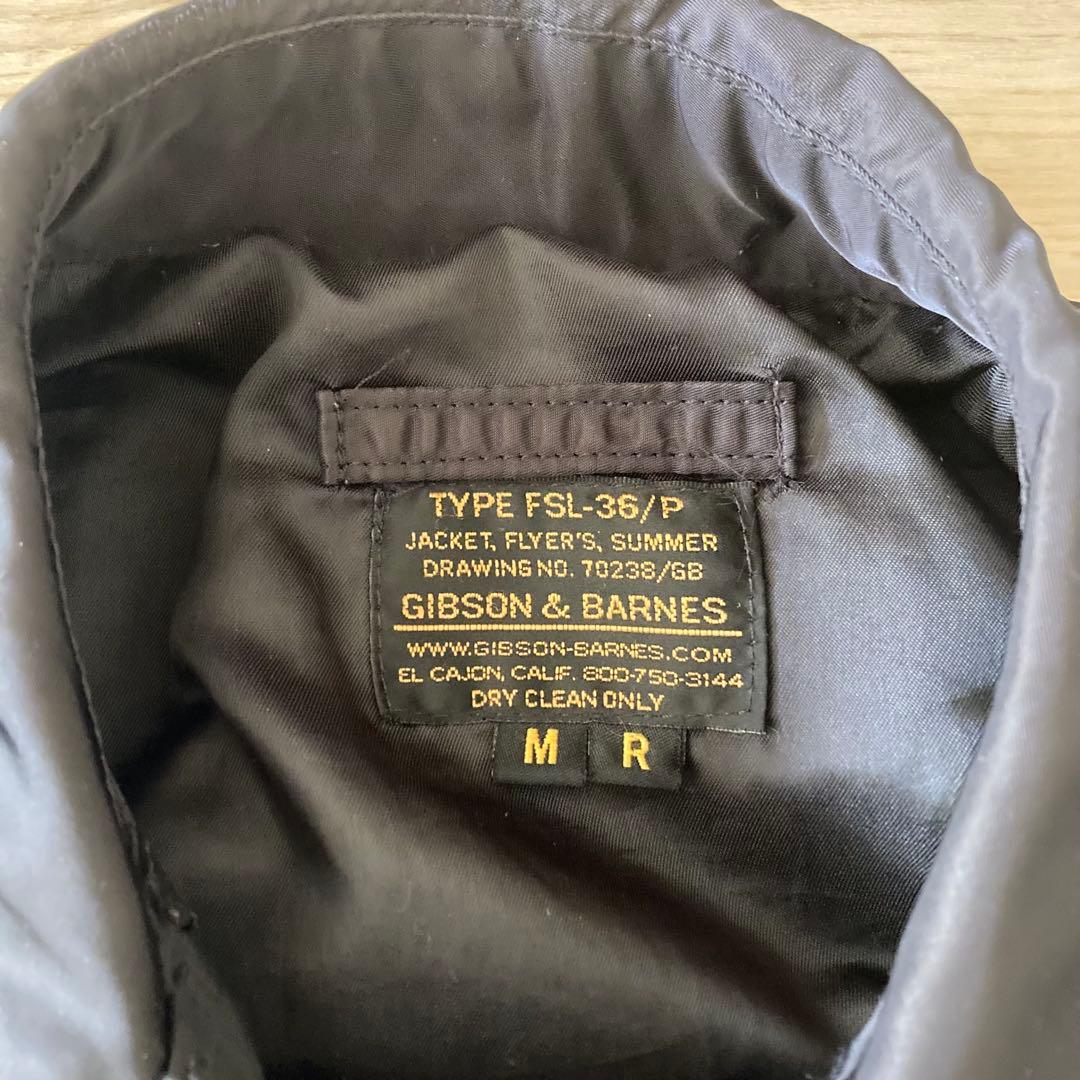 00’s GIBSON & BARNES FSL-36/P フライトジャケット