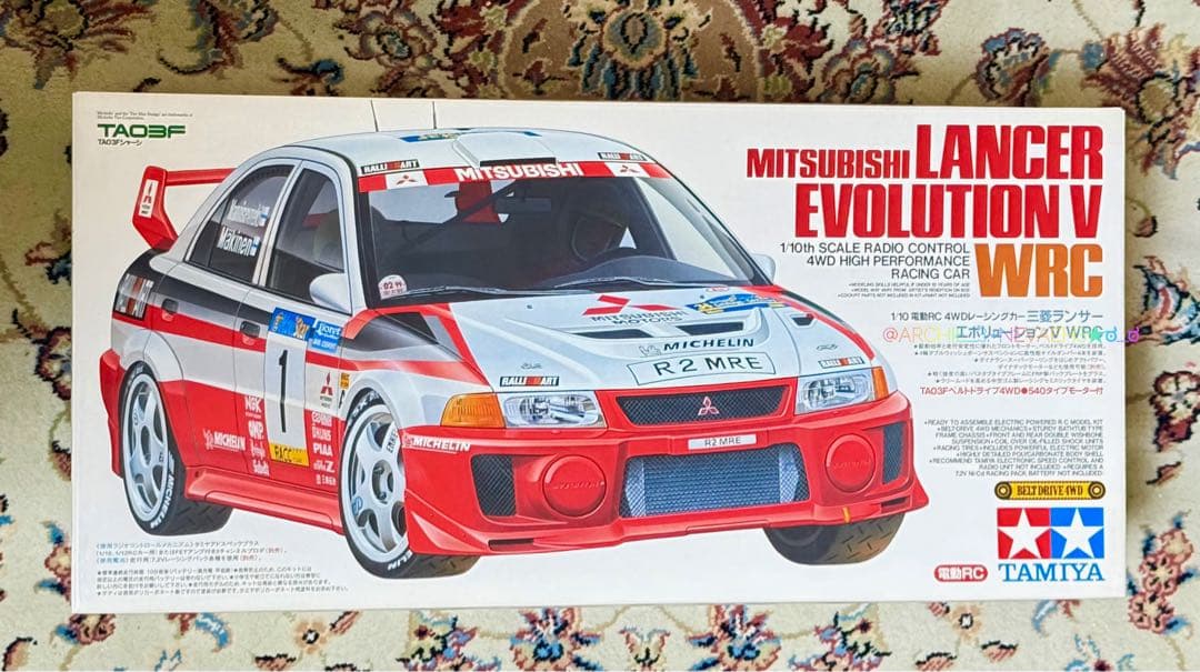 未組立て★タミヤ★三菱ランサーエボリューションV WRC TA03Fシャーシ