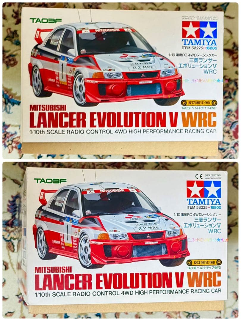 未組立て★タミヤ★三菱ランサーエボリューションV WRC TA03Fシャーシ
