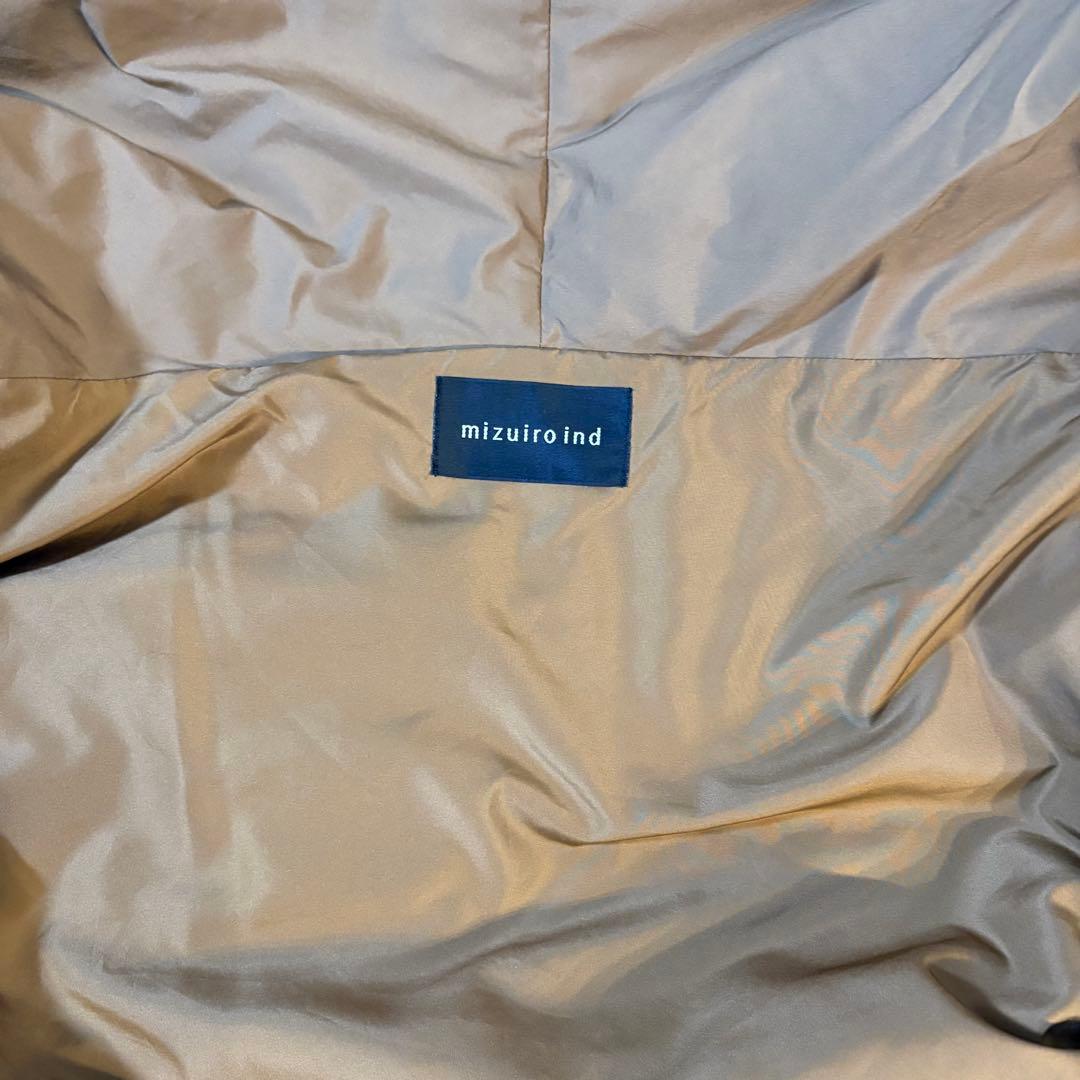 ミズイロインド　ダウン　ドレープコート