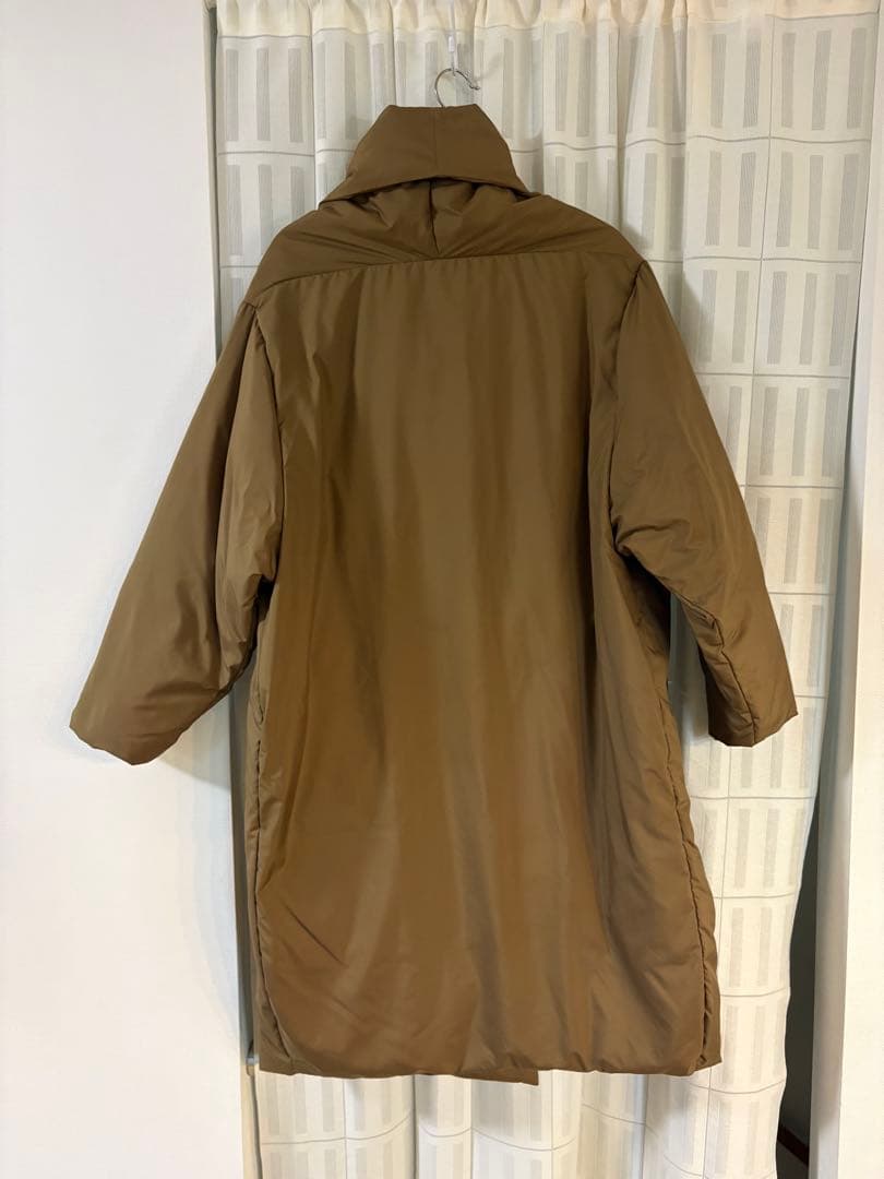 ミズイロインド　ダウン　ドレープコート