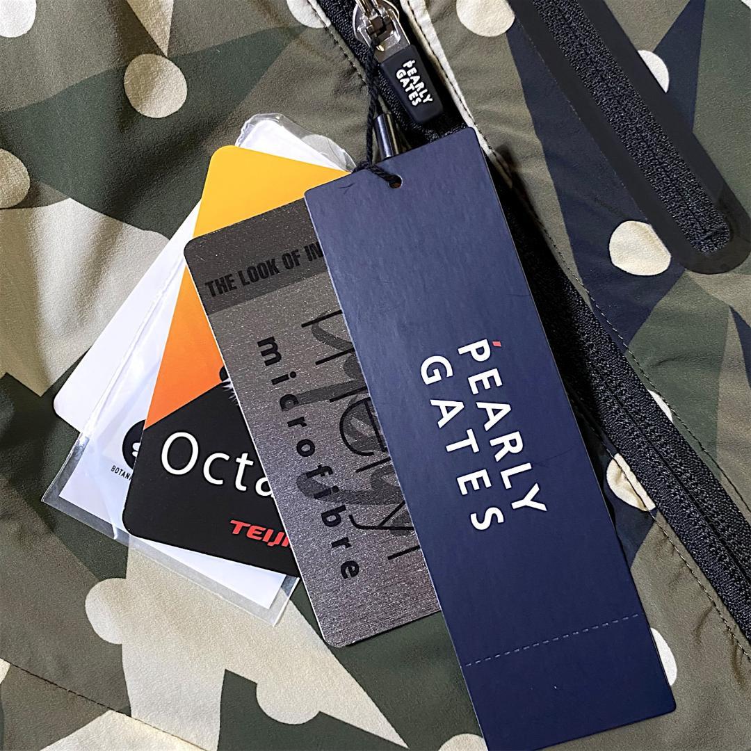 1 新品 パーリーゲイツ 定価5.9万 ビッグロゴ ロングジャケット カモドット