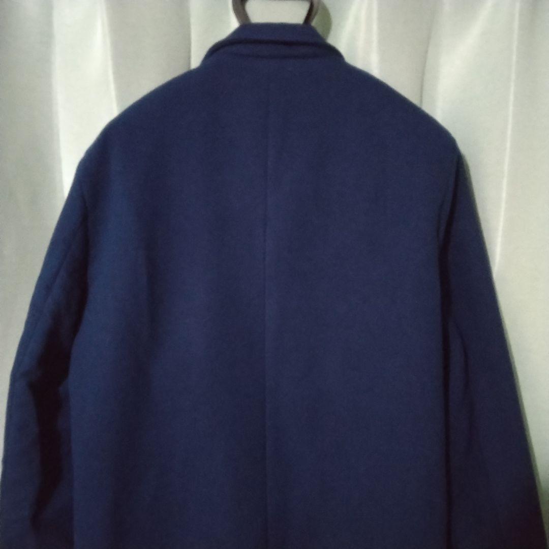 P K BミドルチェスターコートＬロイヤルブルー中肉軽量未使用品
