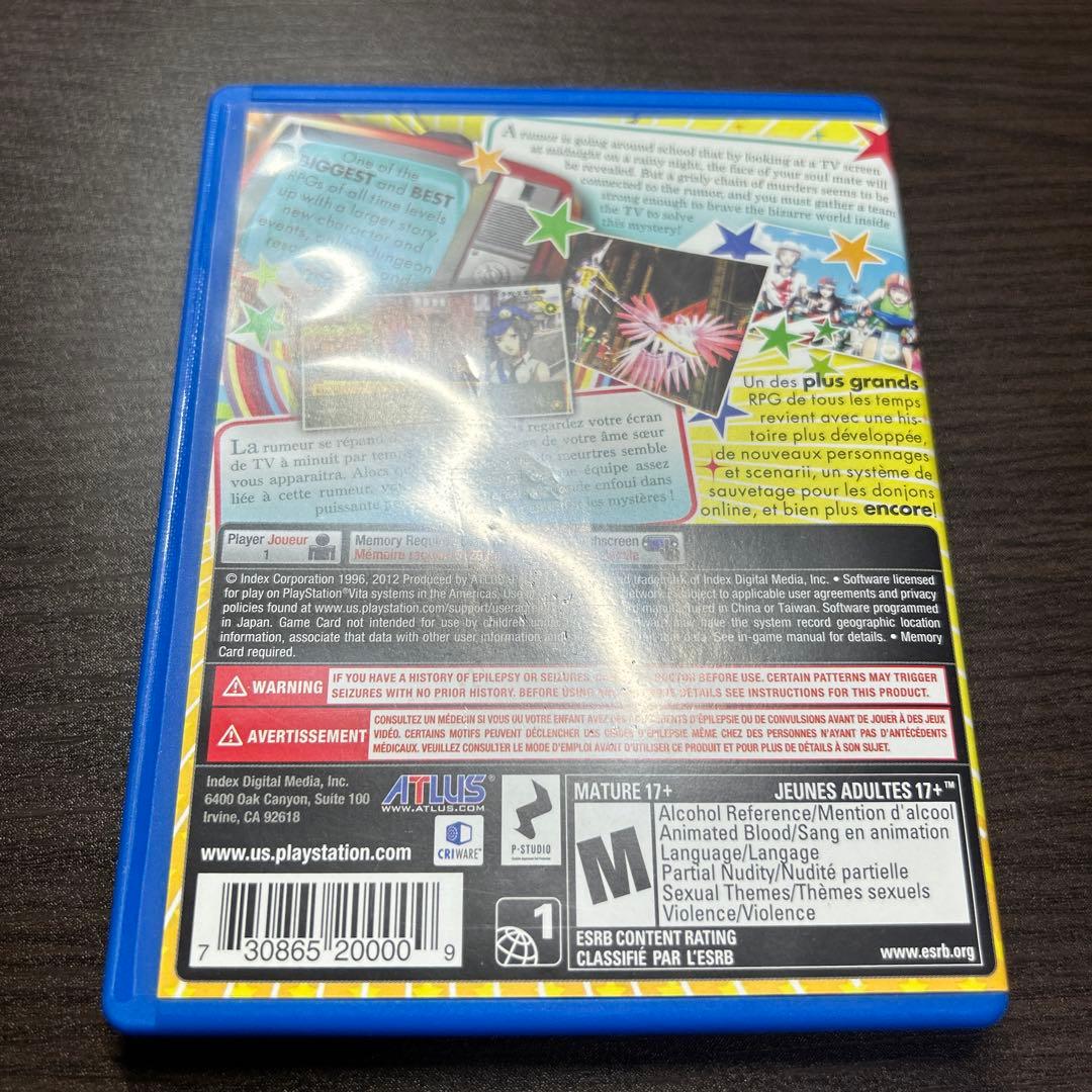 Persona4 golden 北米版　海外版　起動確認済み　ペルソナ4