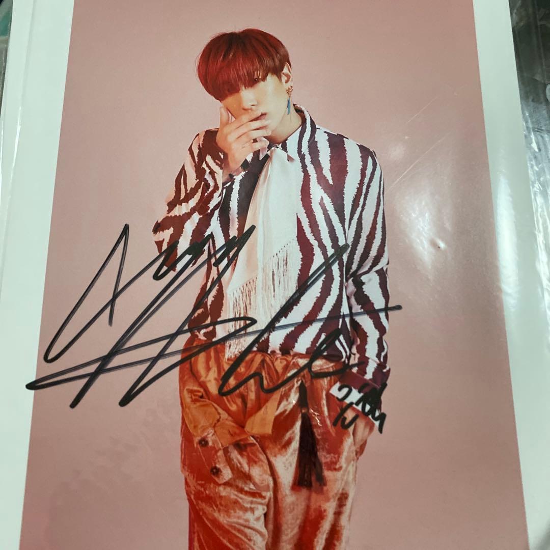 スーパージュニア　ウニョク サイン　直筆　写真　六切りサイズ