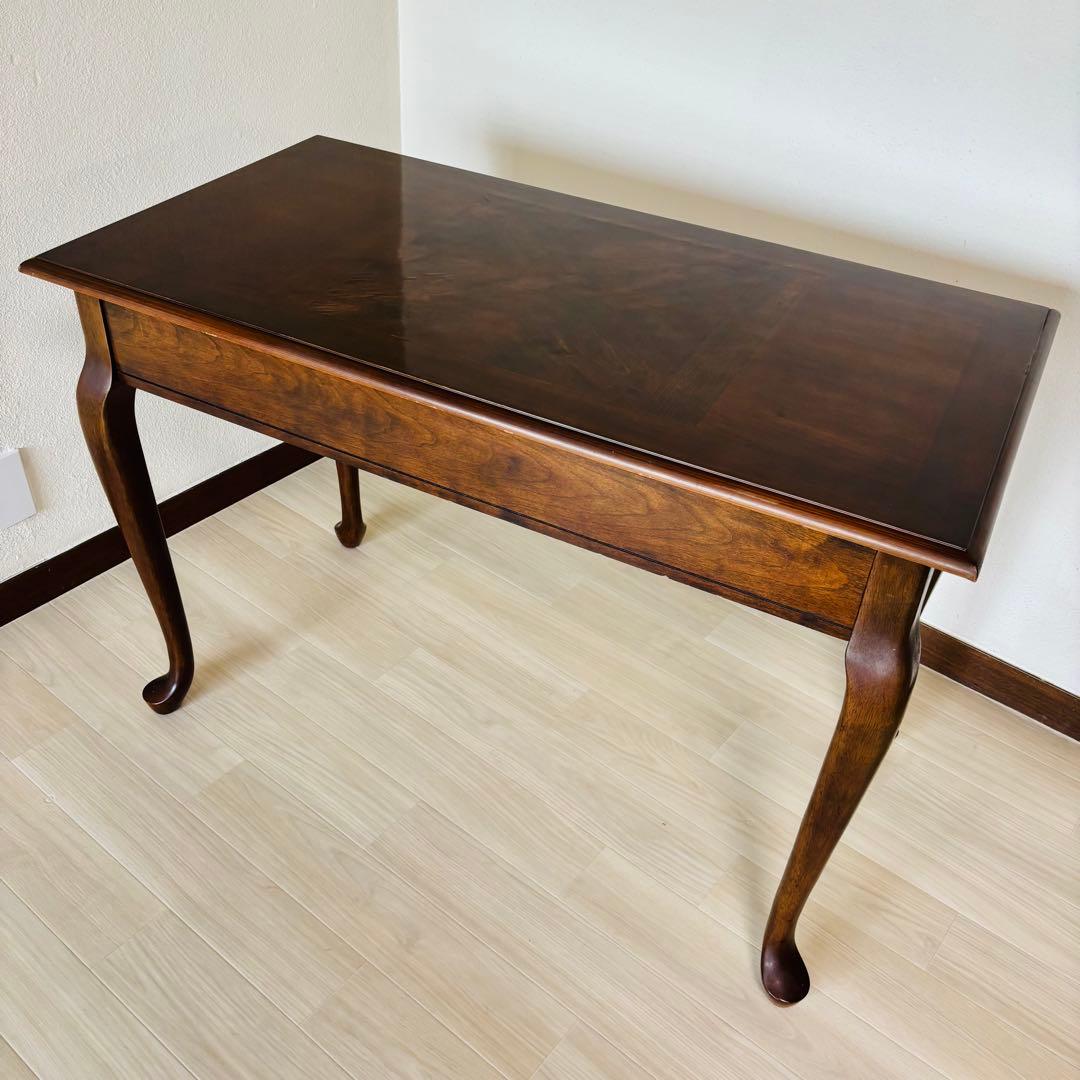 【希少品】　vintage アンティーク調　デスク　猫足　送料込み