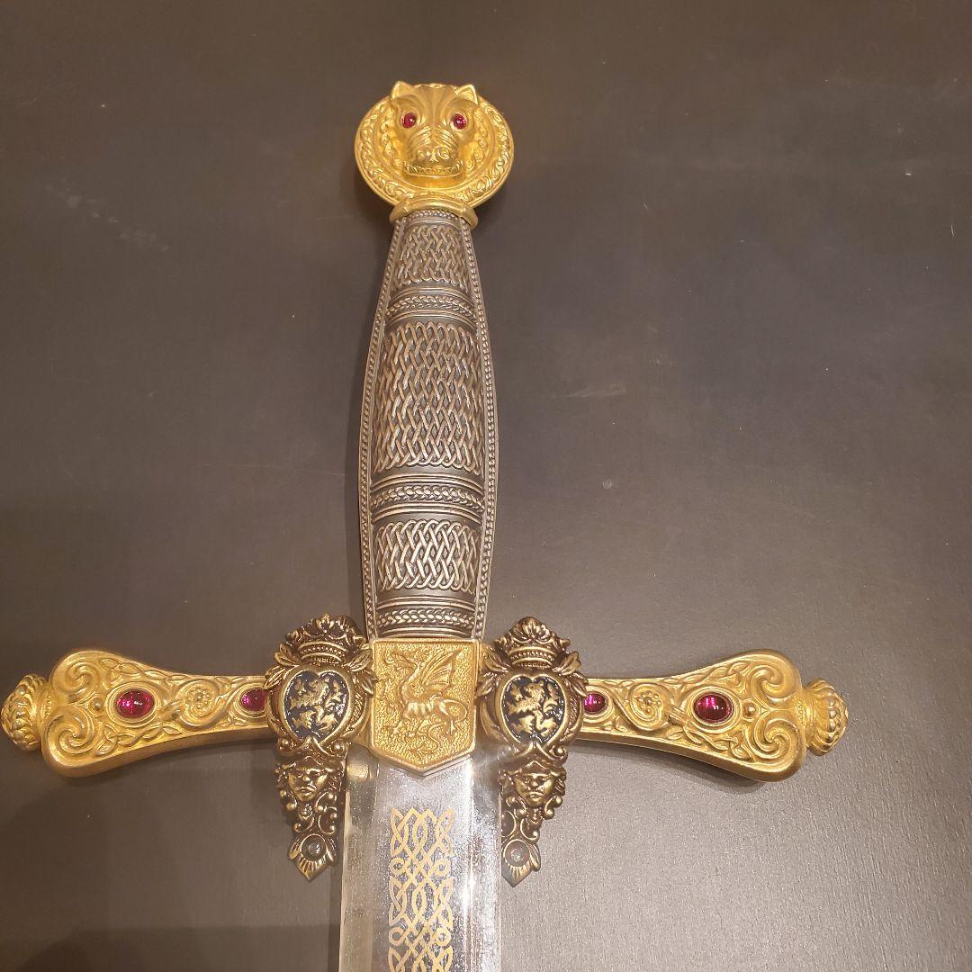 模造刀 インテリア用＋壁掛けホルダーセット DENIX製