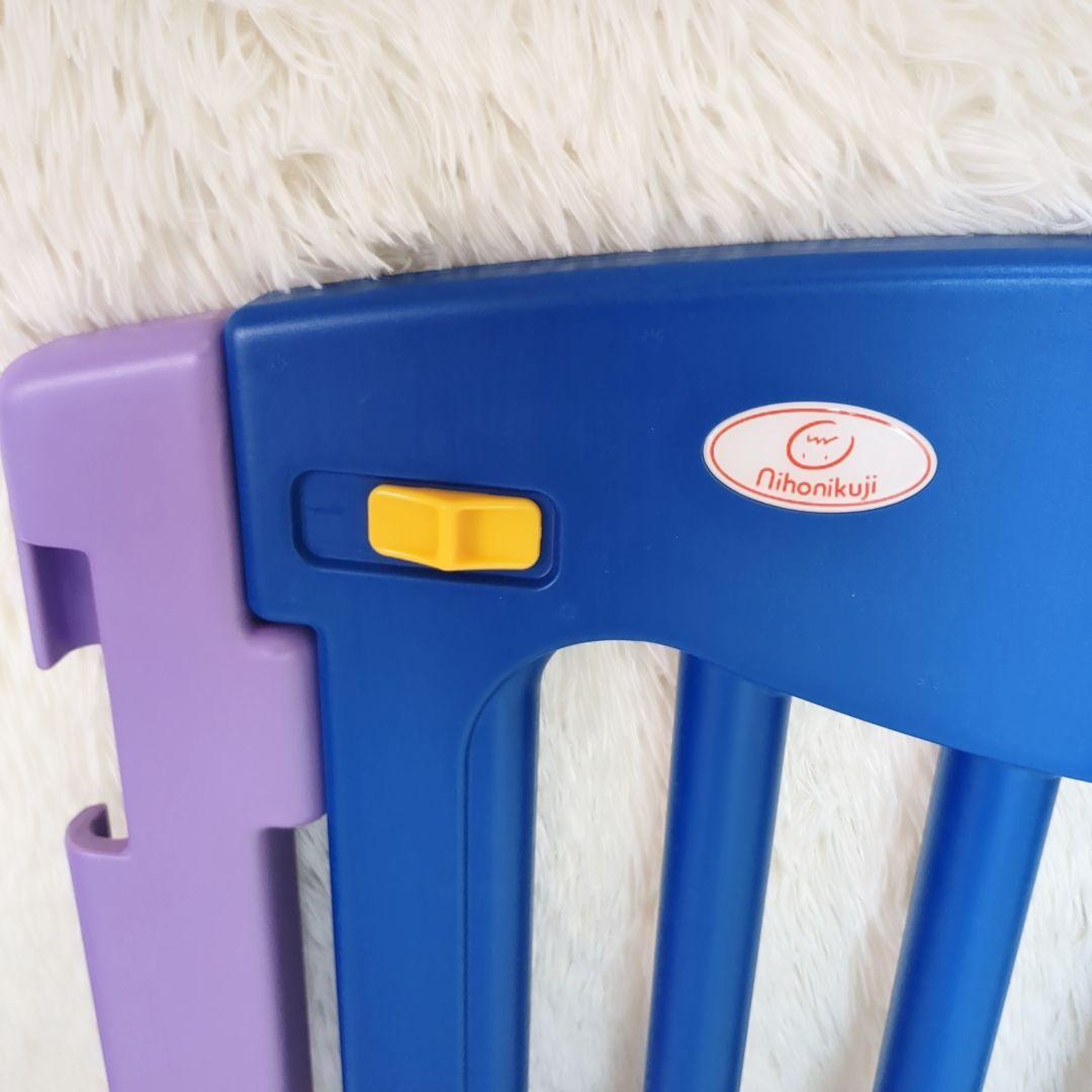 【美品】日本育児 キッズパーテーション 9枚 361cm　置き型　ベビーゲート