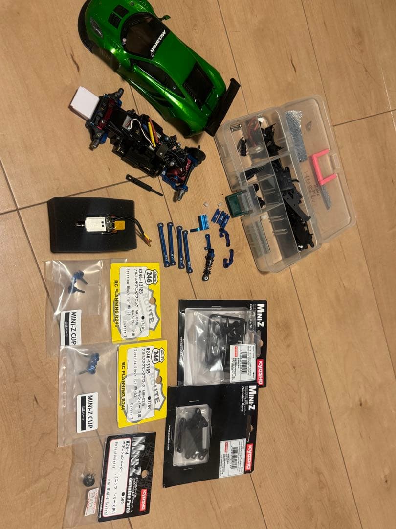 京商 MR-03 Evo W-MML 8500kv赤◆フルオプ◆アルミ、付属多数