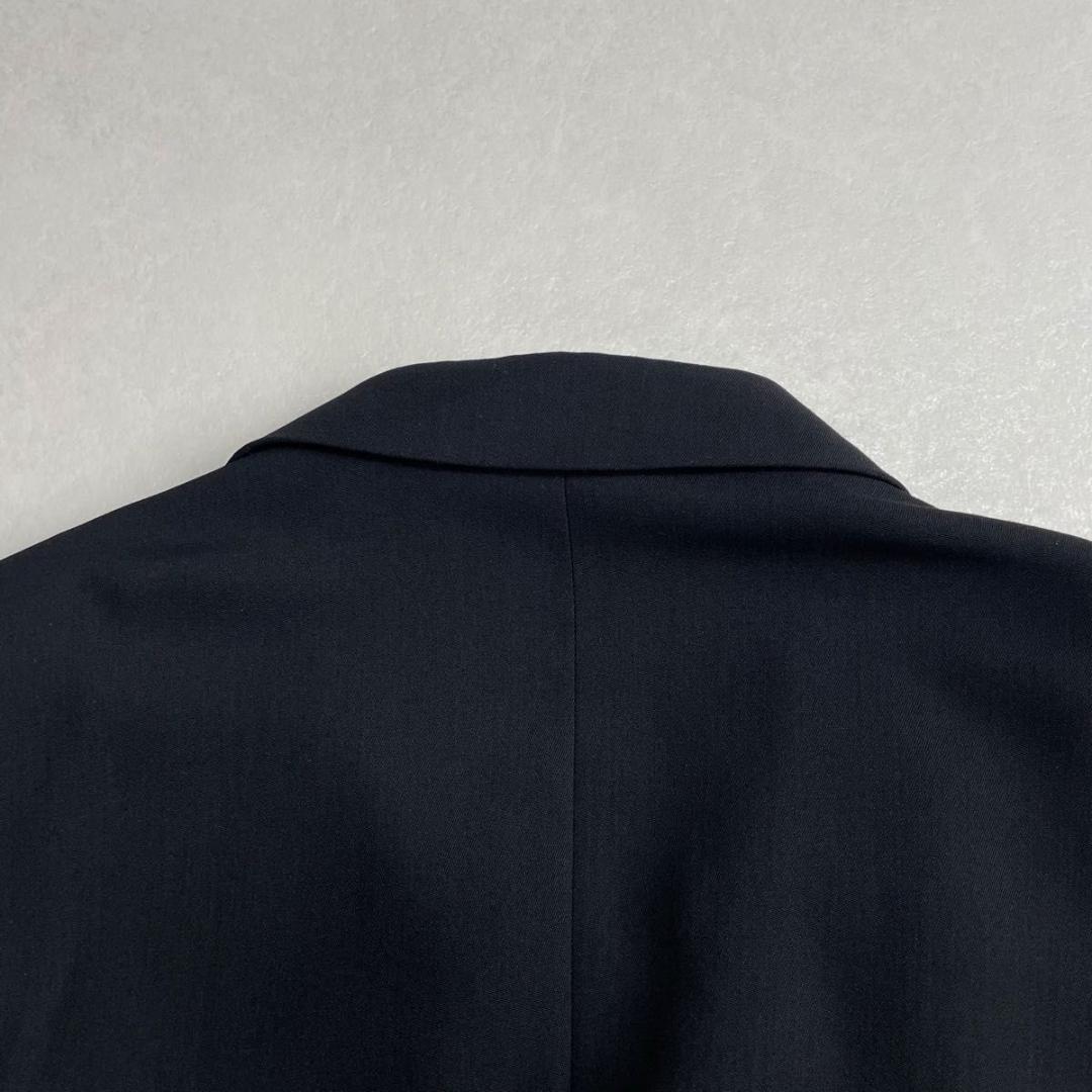 美品 90s セットアップ ブラック ダブルスーツ アジャスター付き BE7