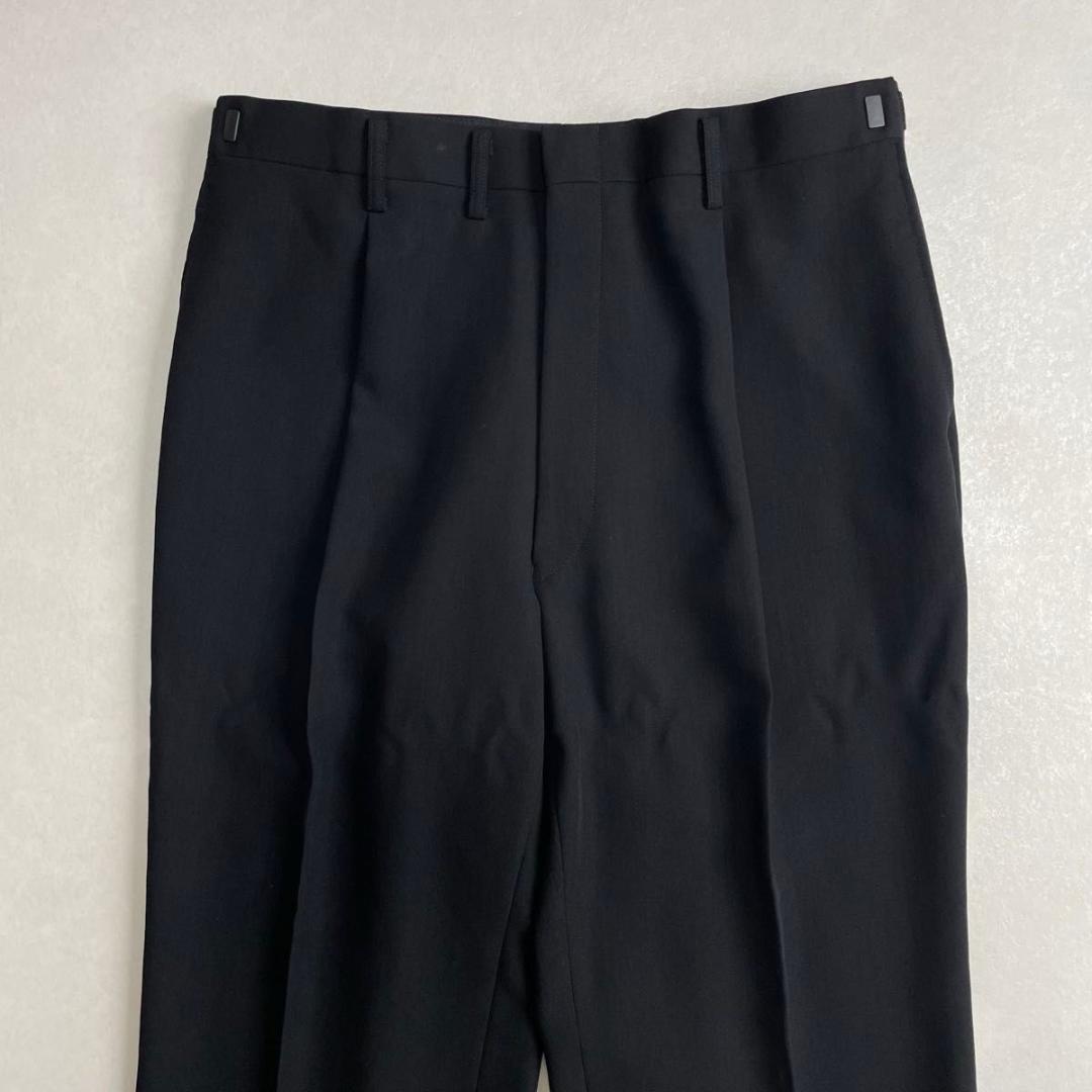 美品 90s セットアップ ブラック ダブルスーツ アジャスター付き BE7