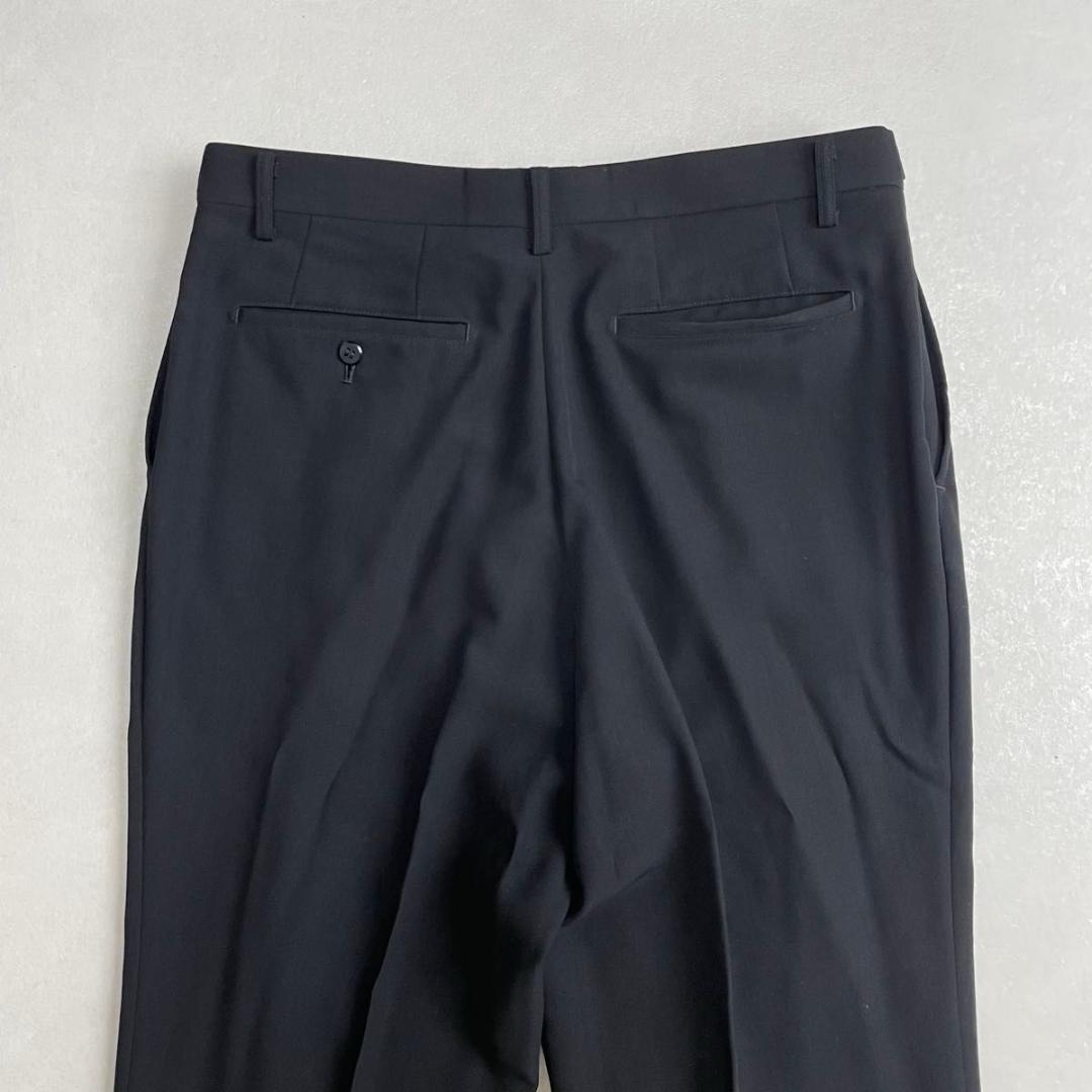 美品 90s セットアップ ブラック ダブルスーツ アジャスター付き BE7