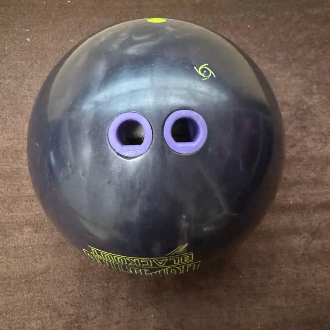 【人気】ボウリングボール ライトニングブラックアウト 15P