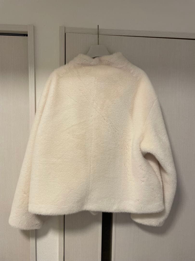 週末限定☆ナエ コートna.e Reversible FurCoat White