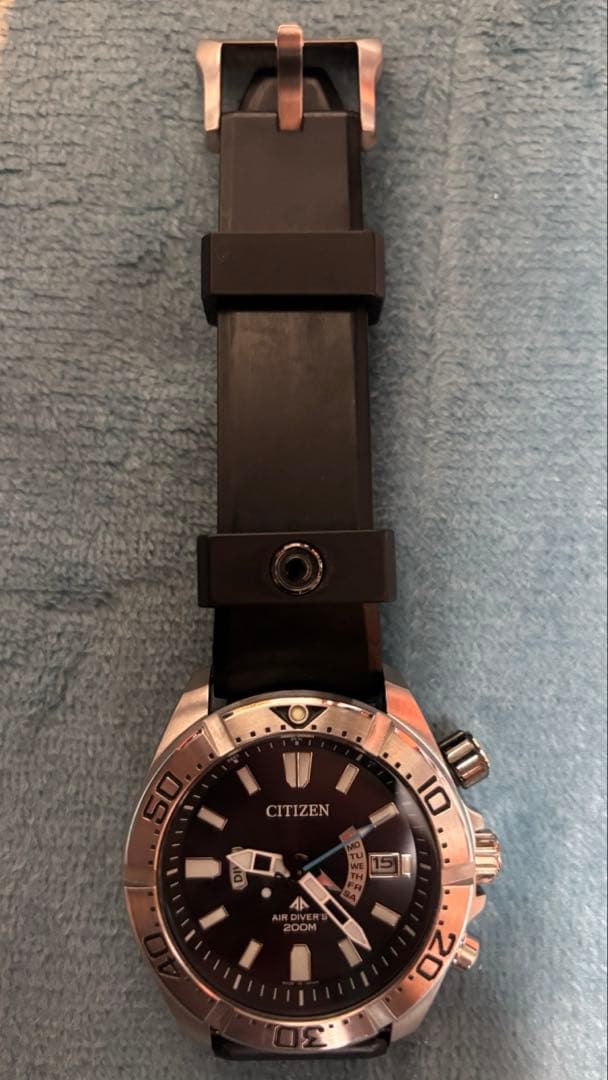 時計 CITIZEN eco drive air diver's 200m