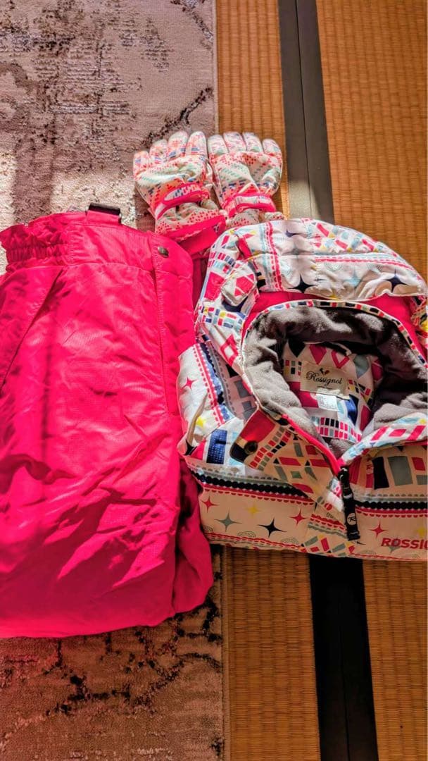 スキーウェア　スノーボードウェア キッズジュニア140女の子　組み合わせ売り