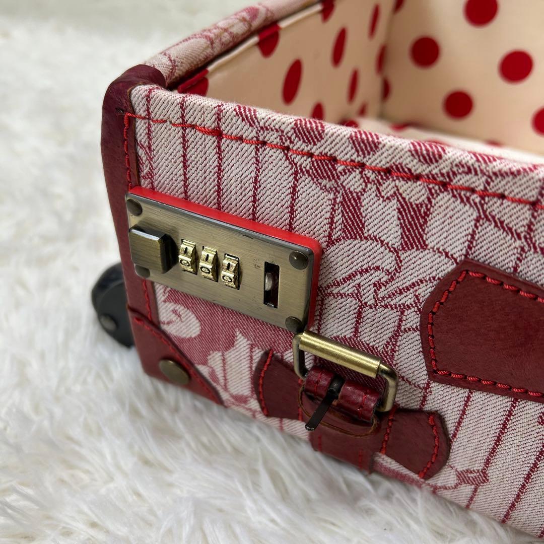 [美品］ムチャチャ×Disney キャリーケース ミニー ピンク 旅行 1泊2日