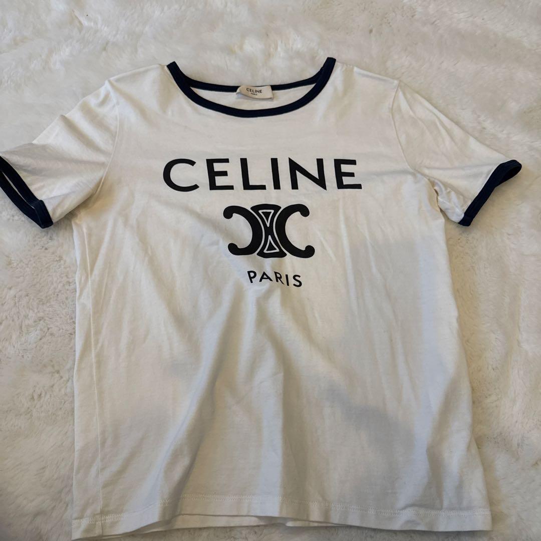 CELINE 半袖 XS トリンオフ　Tシャツ