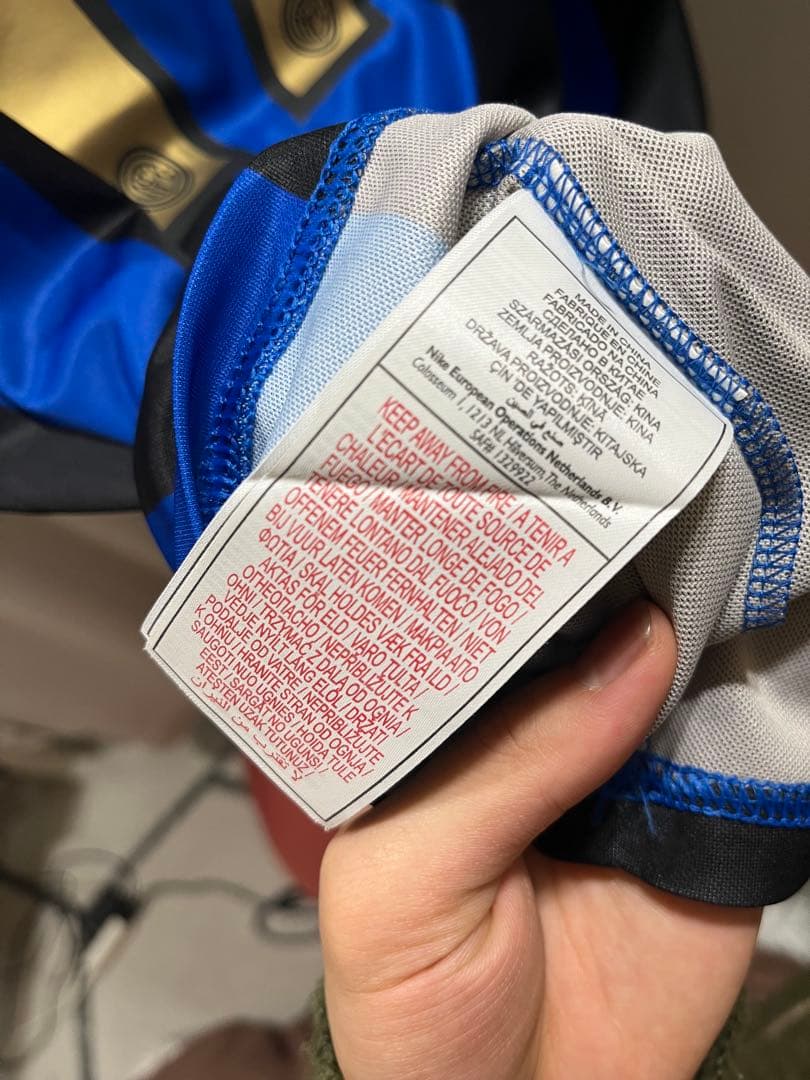 インテル ユニフォーム 優勝記念Nike シャツ L 17 CAMPIONI