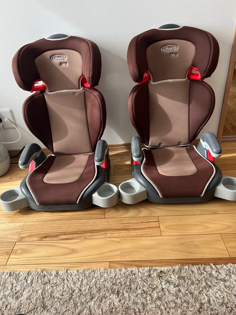 GRACO ジュニアシート ブラウン 2個セット 双子