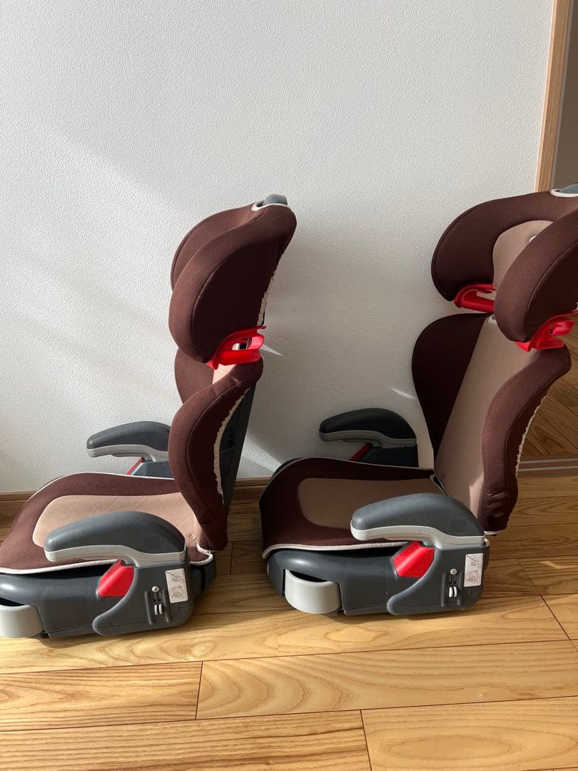 GRACO ジュニアシート ブラウン 2個セット 双子