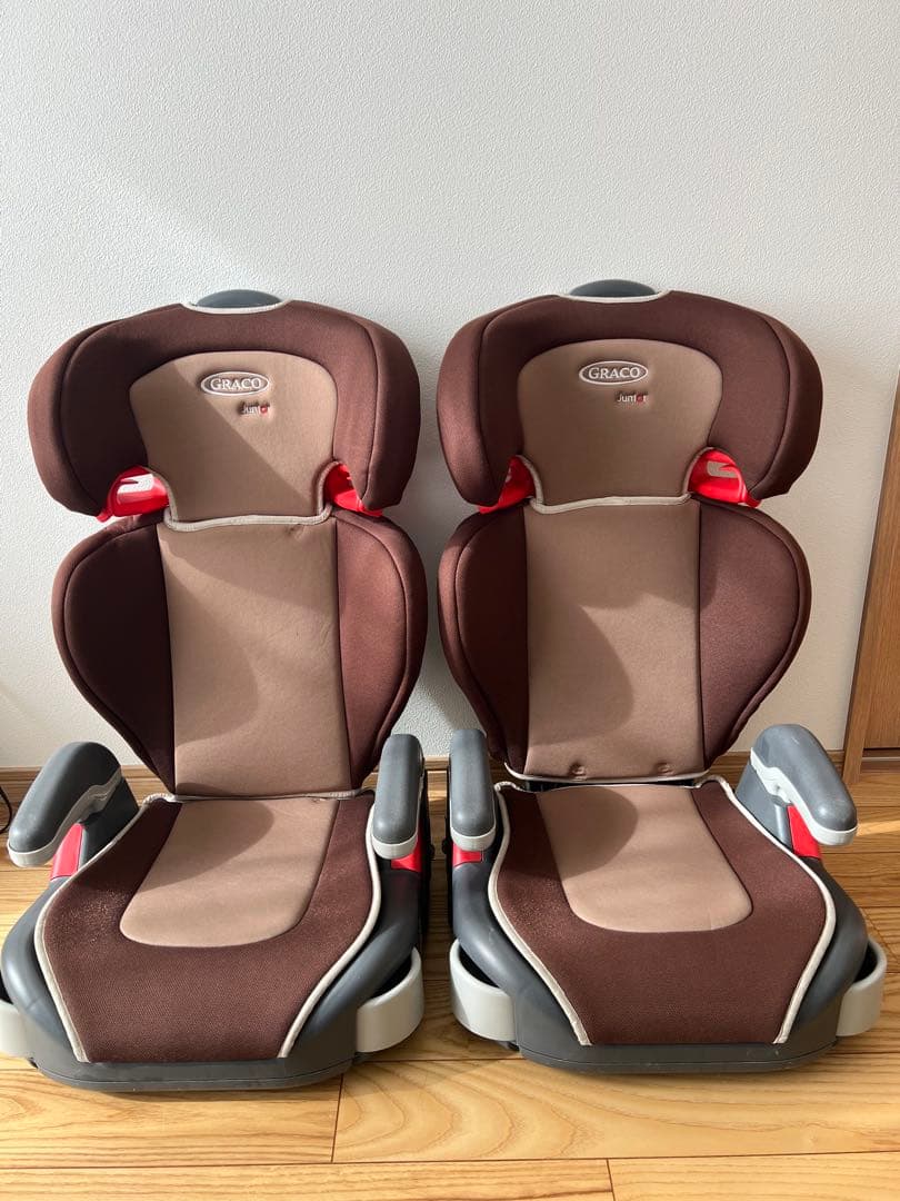 GRACO ジュニアシート ブラウン 2個セット 双子