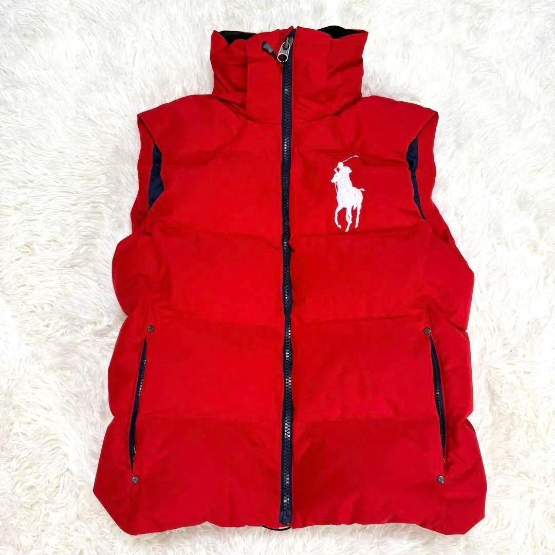 しょー様✨ポロラルフローレン ダウンベスト ビッグポニー刺繍 ML相当