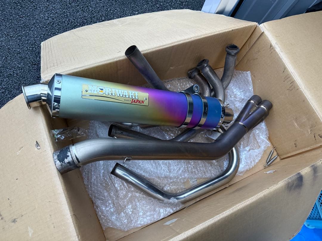 XJR400R モリワキフルチタン フルエキ マフラー rh02j 4hm