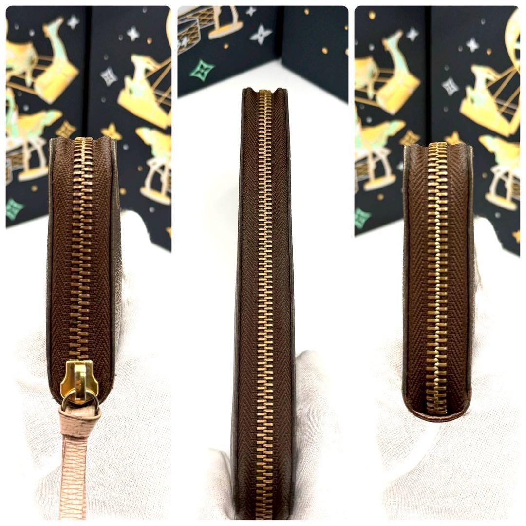 ルイヴィトン ポルトフォイユ クレマンス ローズバレリーヌ ラウンドファスナー