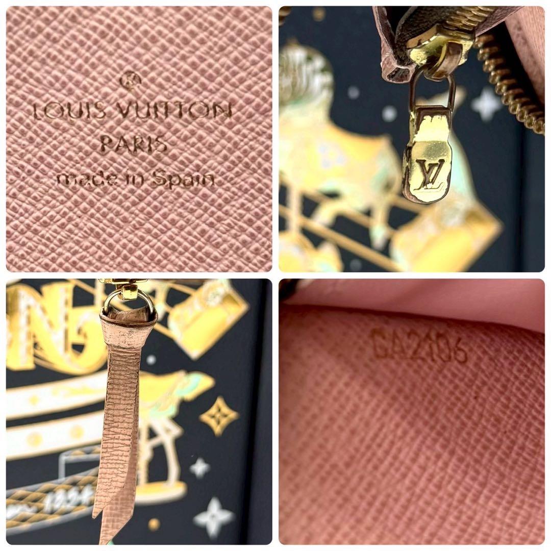 ルイヴィトン ポルトフォイユ クレマンス ローズバレリーヌ ラウンドファスナー