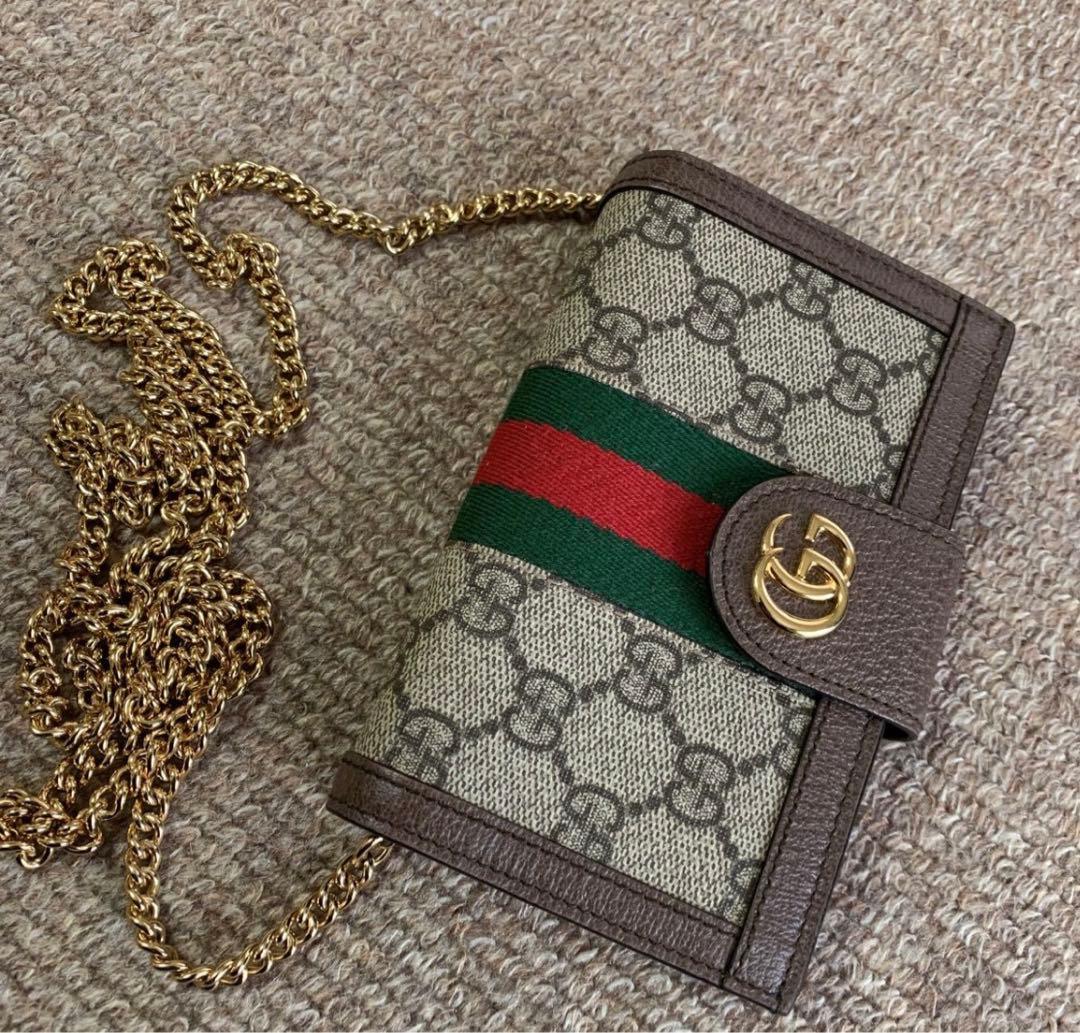 GUCCI グッチ　iPhonex iPhonexs 手帳型　スマホケース　美品