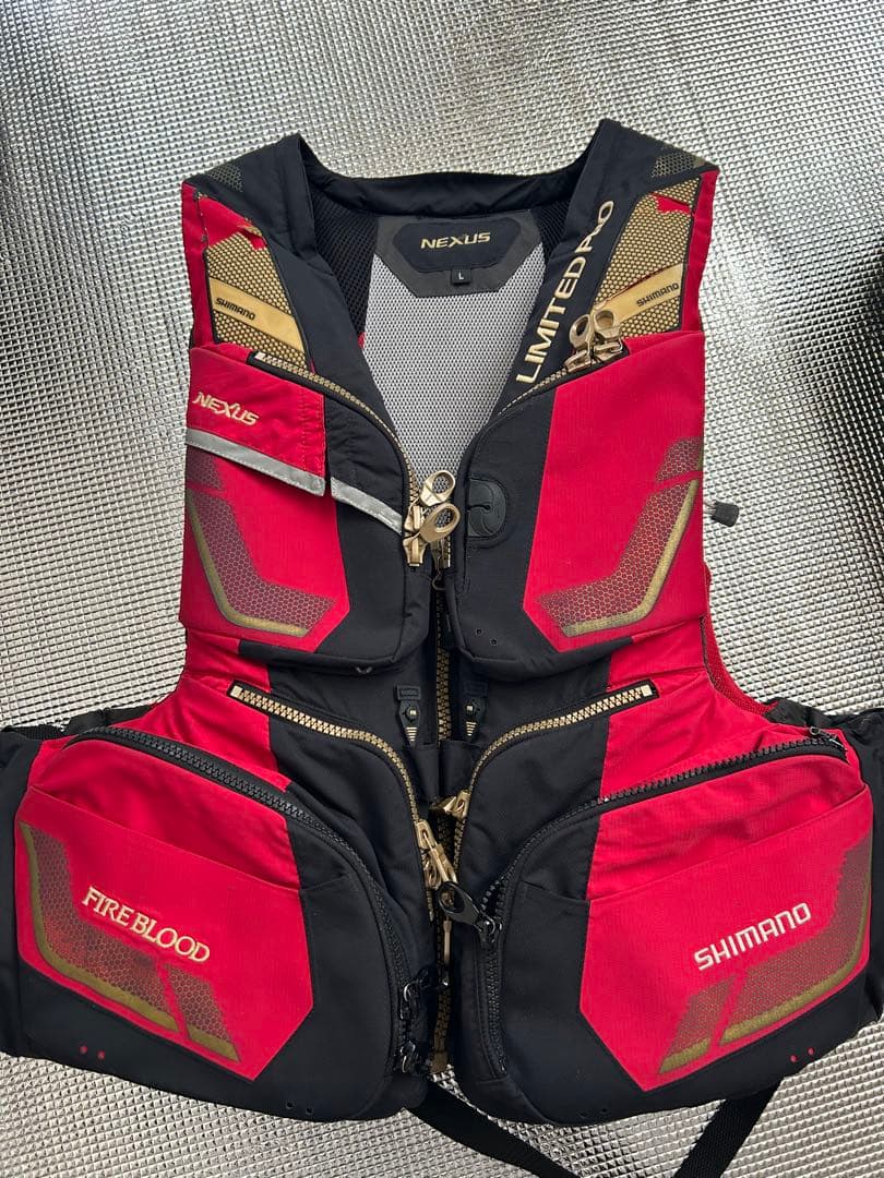 FIRE BLOOD LIMITED PROライフジャケット 磯釣りL