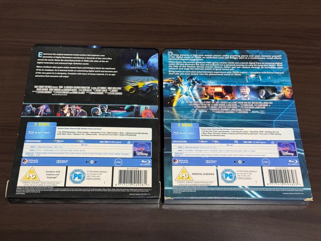 は*る様 トロン:オリジナル×レガシー スチールブック