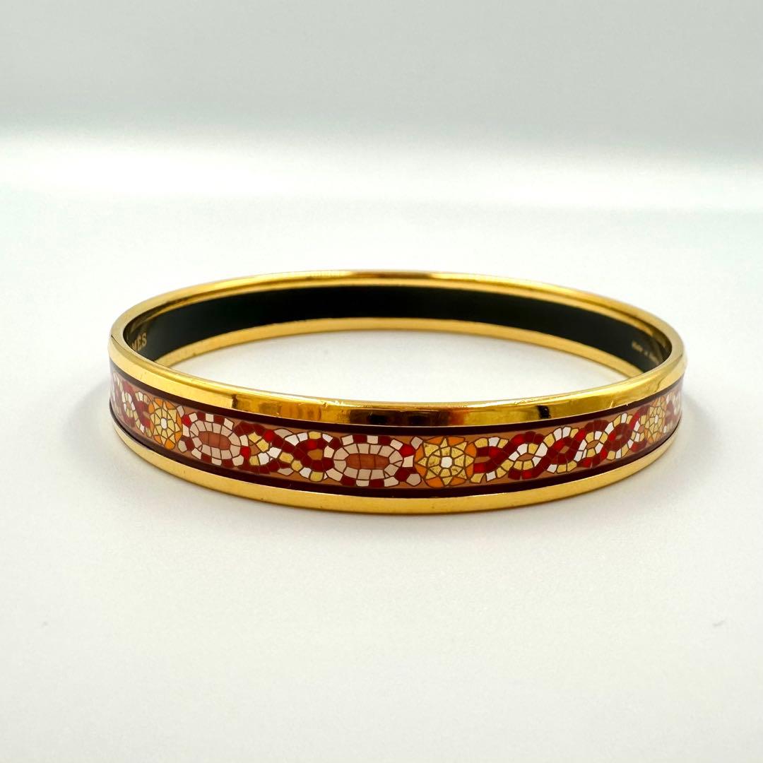 HERMES エルメス バングル ブレスレット エマイユ