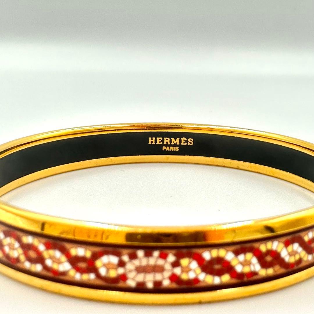 HERMES エルメス バングル ブレスレット エマイユ