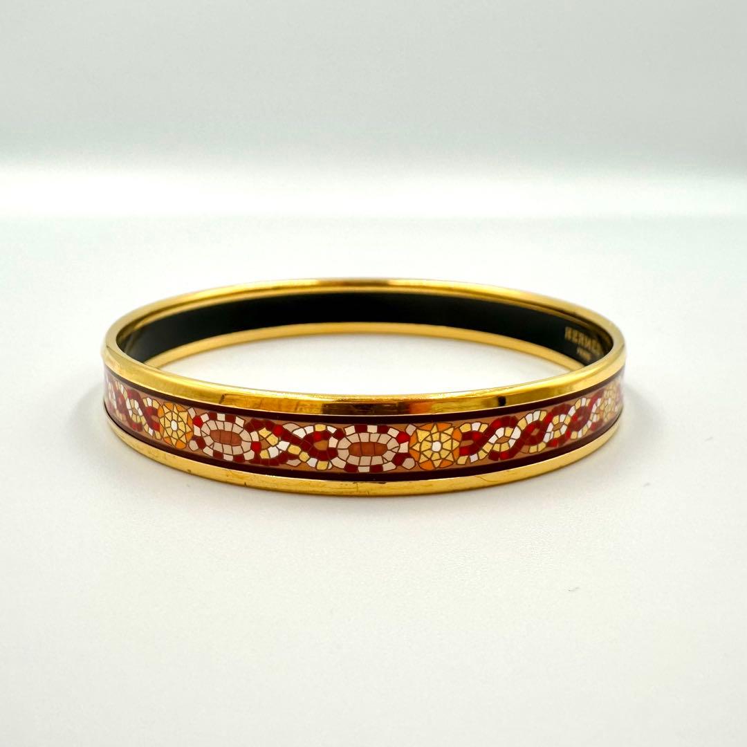 HERMES エルメス バングル ブレスレット エマイユ