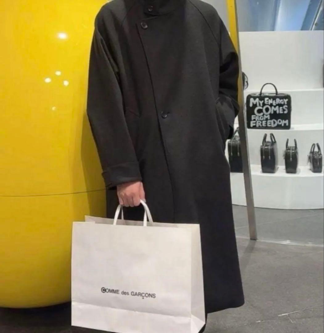 【LFM(U)】ウールライクスタンドコート　サイズM ローリーズファーム