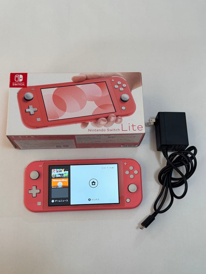 Nintendo Switch Lite コーラル 本体 箱付き 動作確認済み