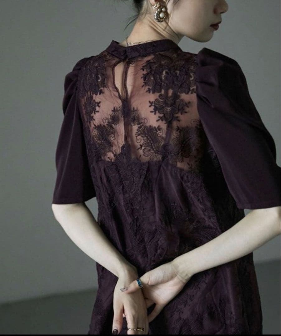 5★新品★ etoll. ヴィンテージレースドレス 結婚式　サンプル品