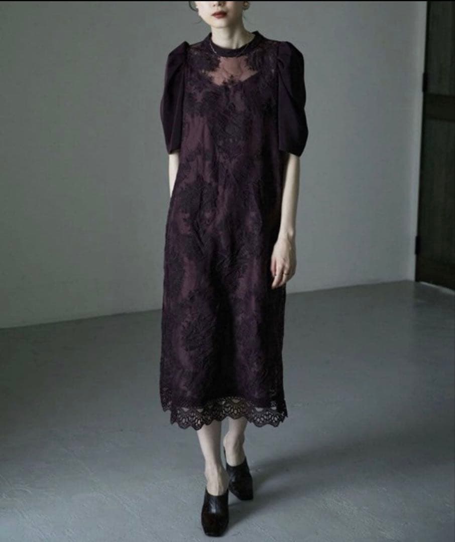 5★新品★ etoll. ヴィンテージレースドレス 結婚式　サンプル品