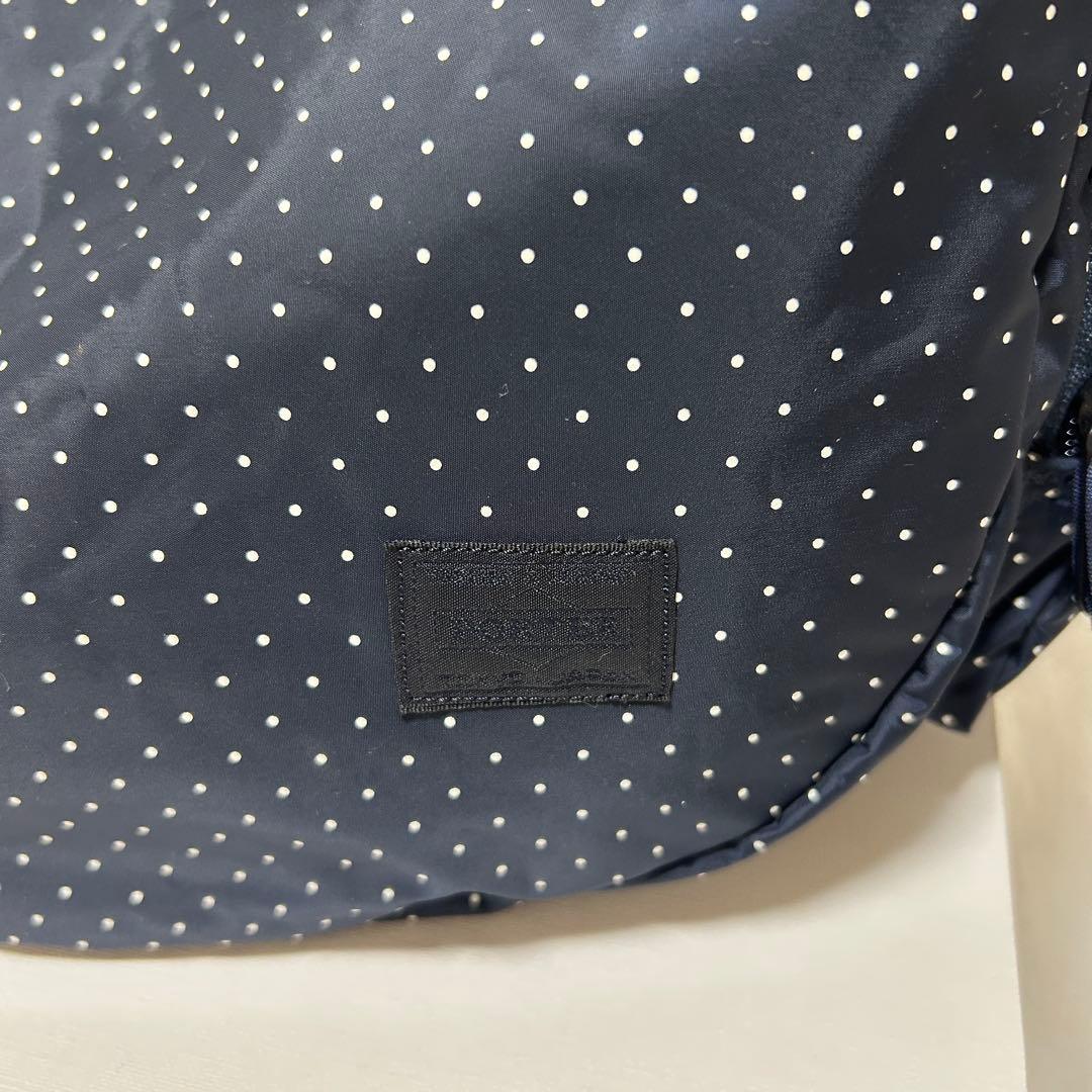 希少　美品　HEAD PORTER ポーター　ショルダーバッグ　ドット　水玉