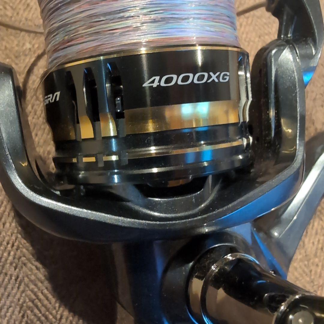 シマノアルテグラ4000XG スピニングリール 黒/金　ゴメクサスハンドル