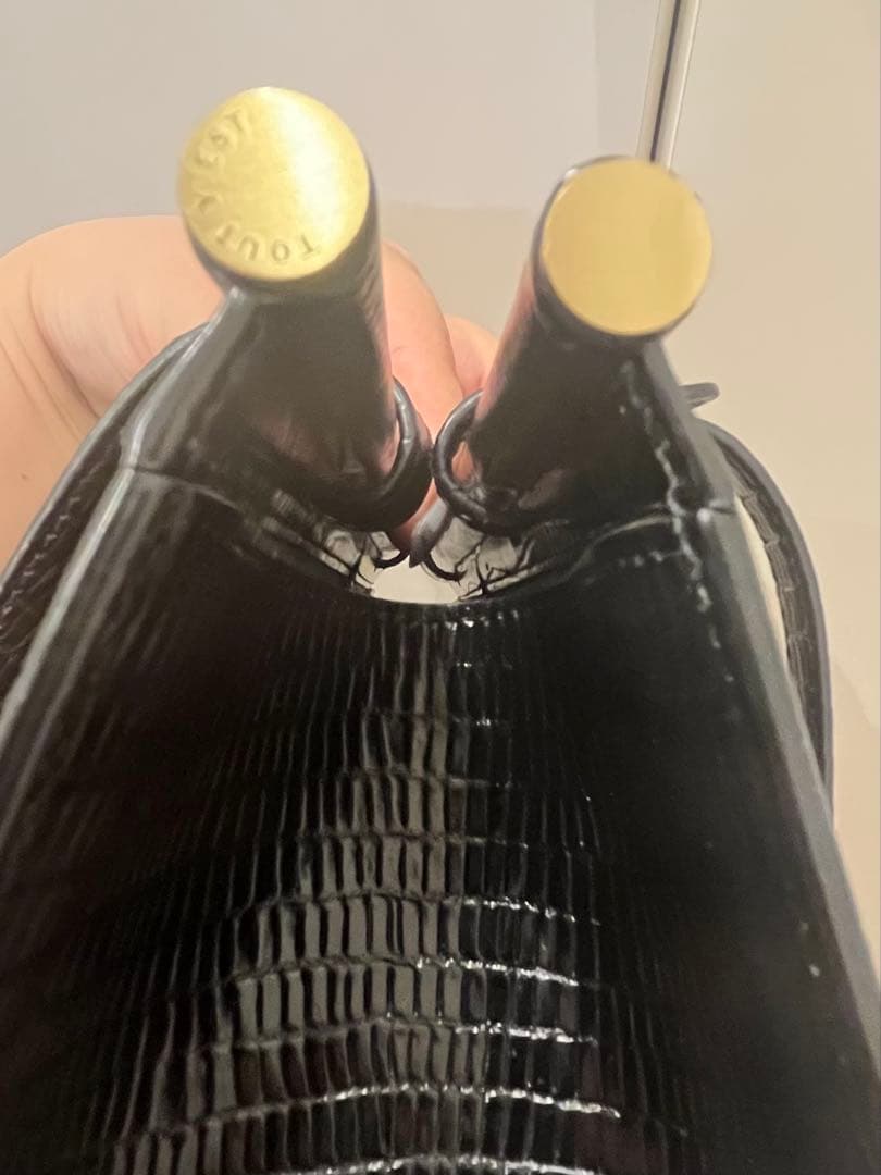 トゥティエ SAC PARALLÈLE LIZARD BLACK