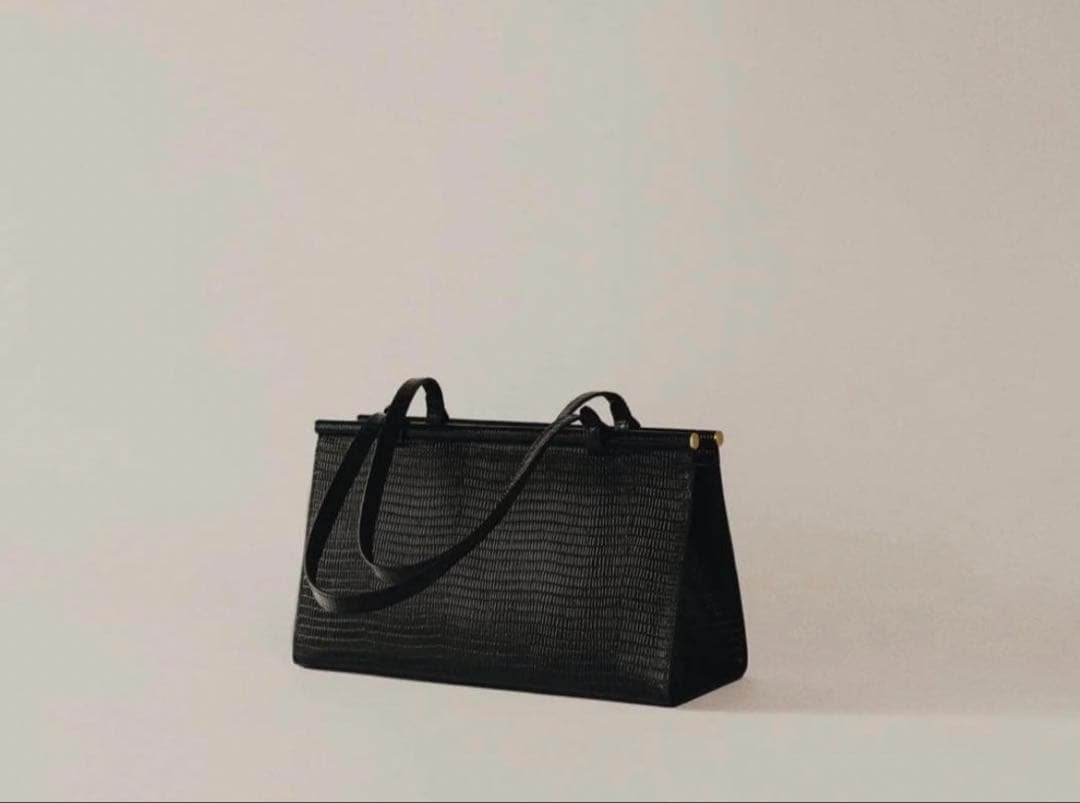トゥティエ SAC PARALLÈLE LIZARD BLACK