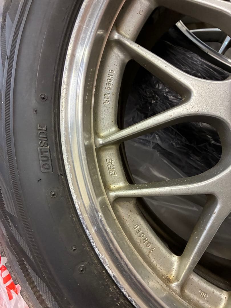 う*ん様 BBS 17インチホイール　タイヤ付