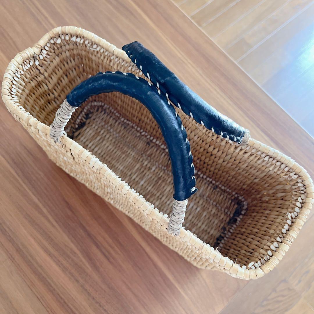 ワランワヤン　カゴバッグ　ミナペルホネンタンバリン　バッグインバッグ